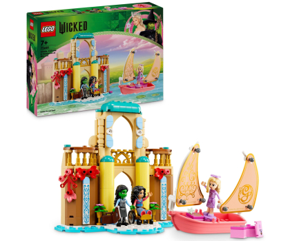 Klocki LEGO® LEGO Wicked 75681 Glinda, Elphaba i Nessarose na Shiz University